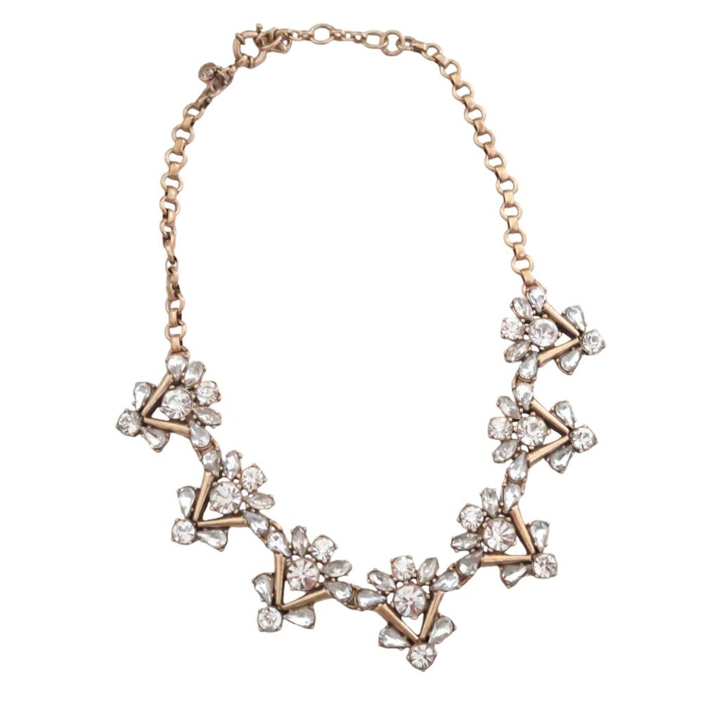 J CREW Crystal statement necklace
